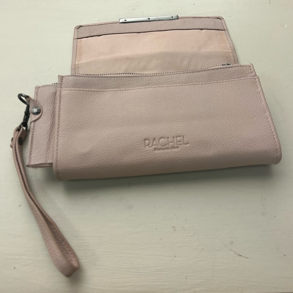 Rachel Roy Blush Wristlet Clutch Preowned but in great shape!